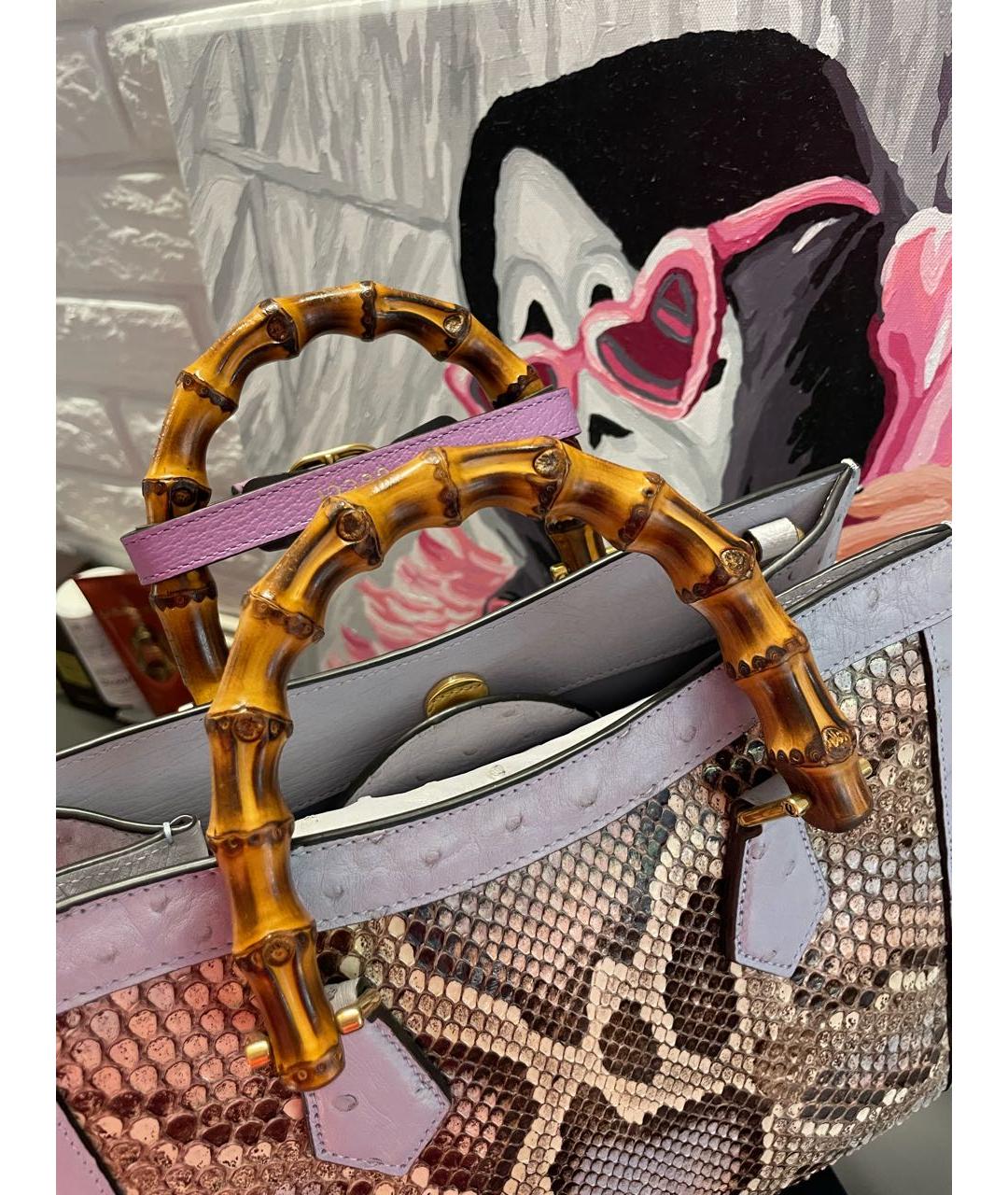 GUCCI Мульти сумка тоут из экзотической кожи, фото 5