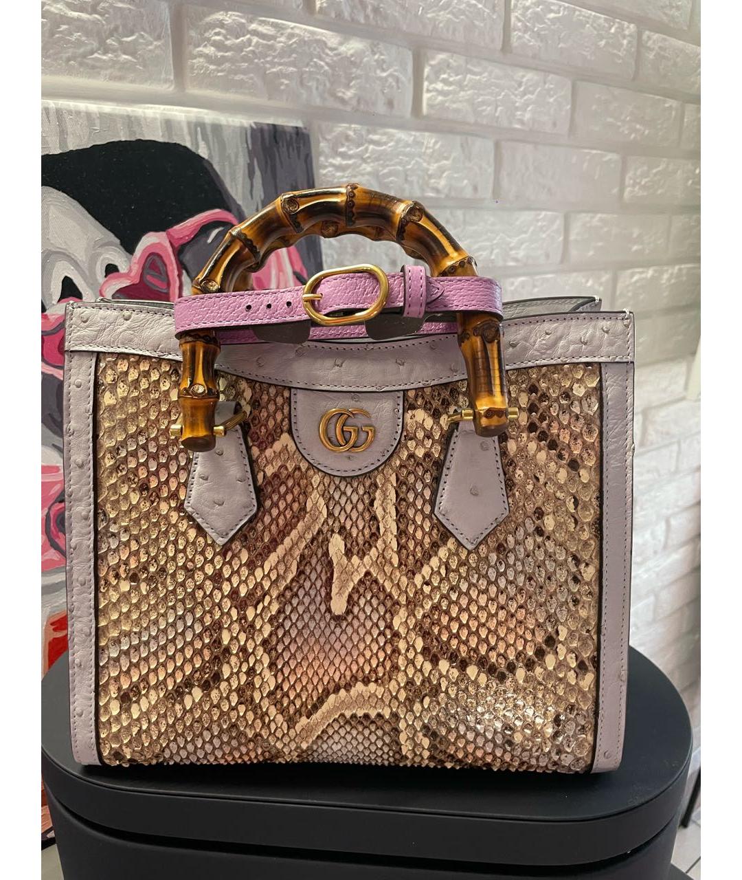 GUCCI Мульти сумка тоут из экзотической кожи, фото 9