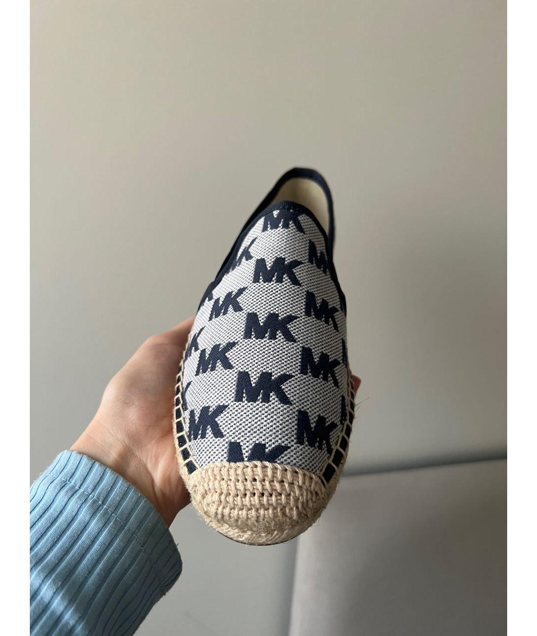 MICHAEL KORS Голубые текстильные эспадрильи, фото 5