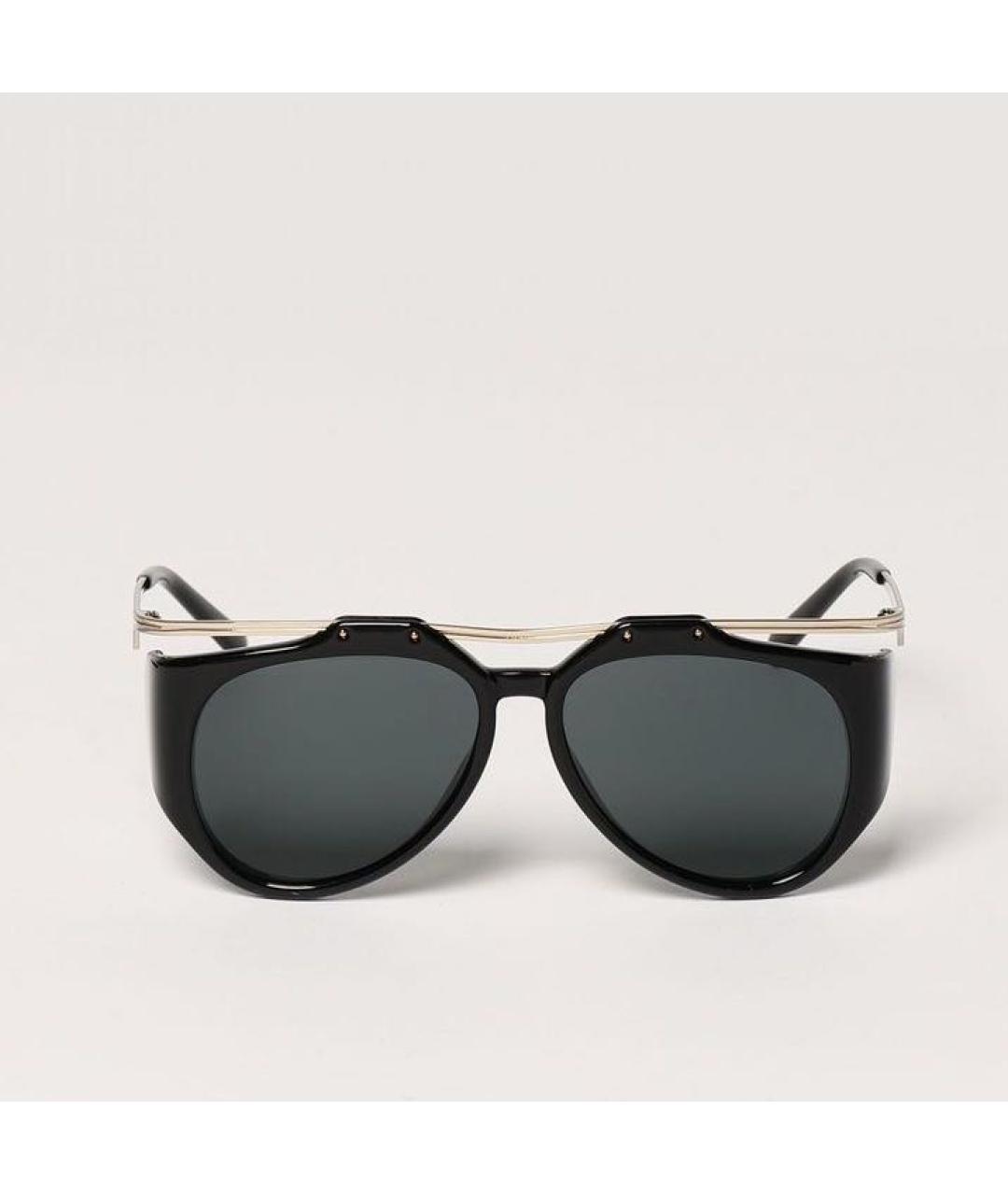 SAINT LAURENT Черные пластиковые солнцезащитные очки, фото 5