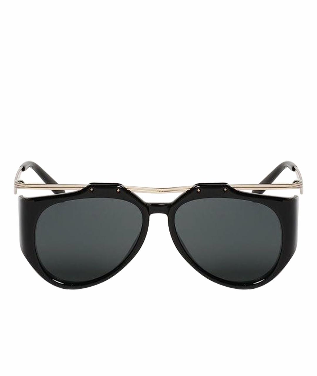 SAINT LAURENT Черные пластиковые солнцезащитные очки, фото 1