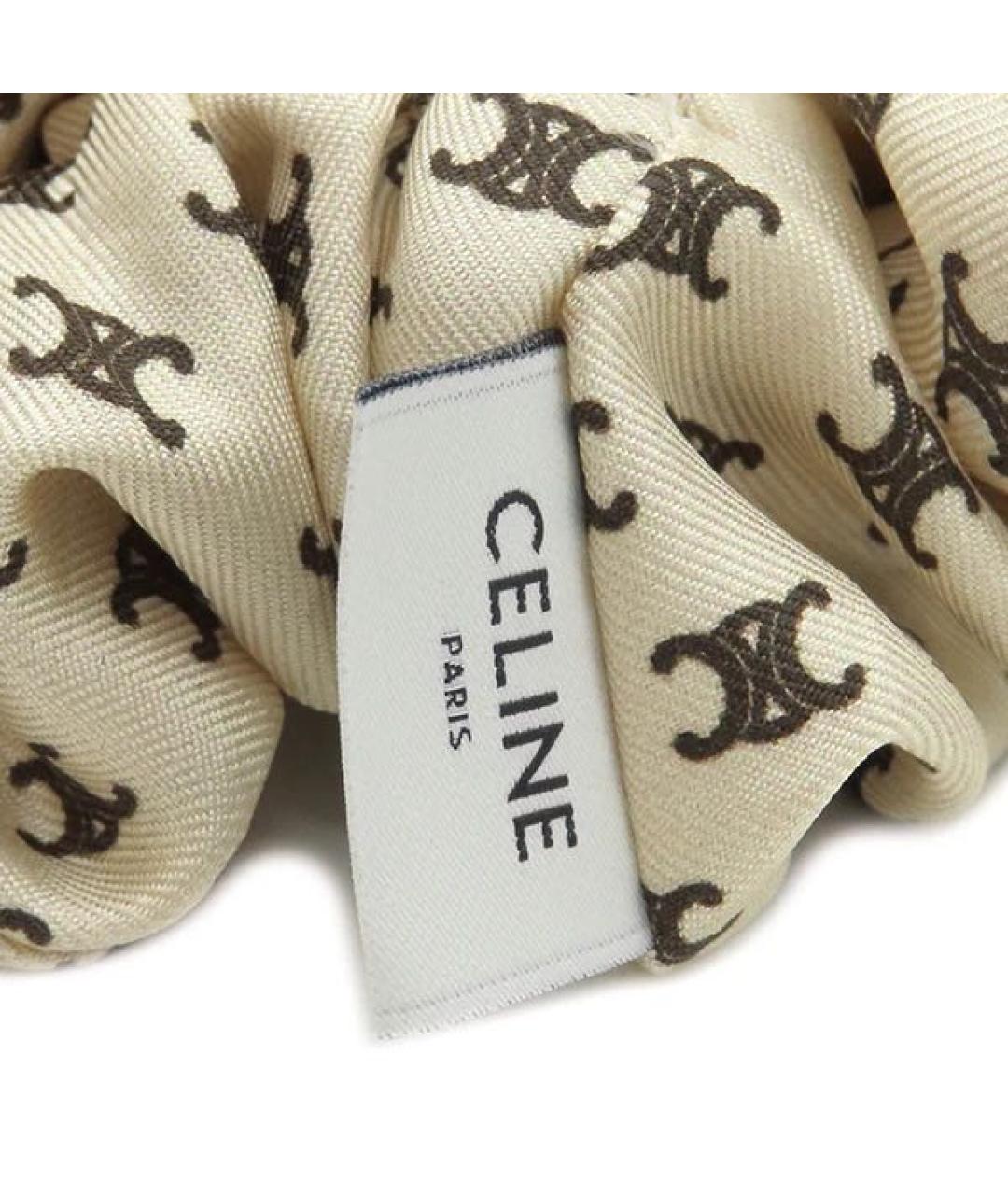 CELINE Бежевая резинка, фото 4