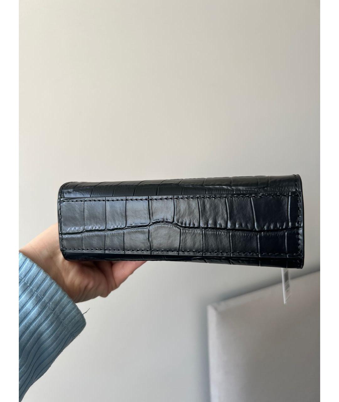 MARC JACOBS Черная кожаная сумка через плечо, фото 5