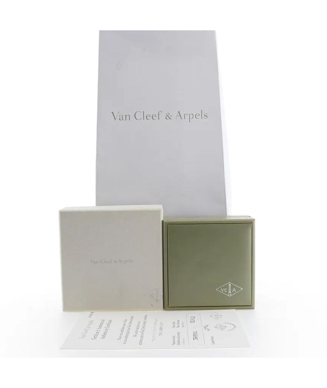 VAN CLEEF & ARPELS Белые серьги из желтого золота, фото 5