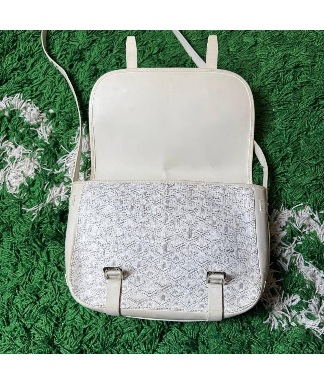 GOYARD Белая сумка на плечо, фото 5