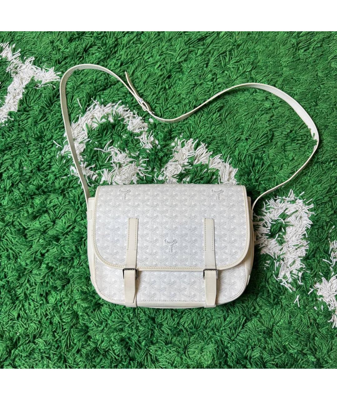 GOYARD Белая сумка на плечо, фото 9