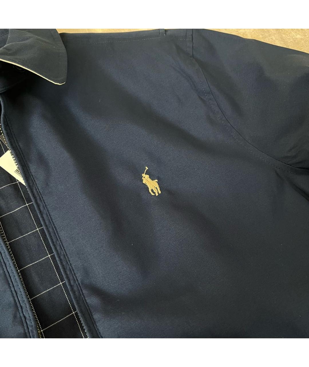 POLO RALPH LAUREN Темно-синяя полиэстеровая куртка, фото 3