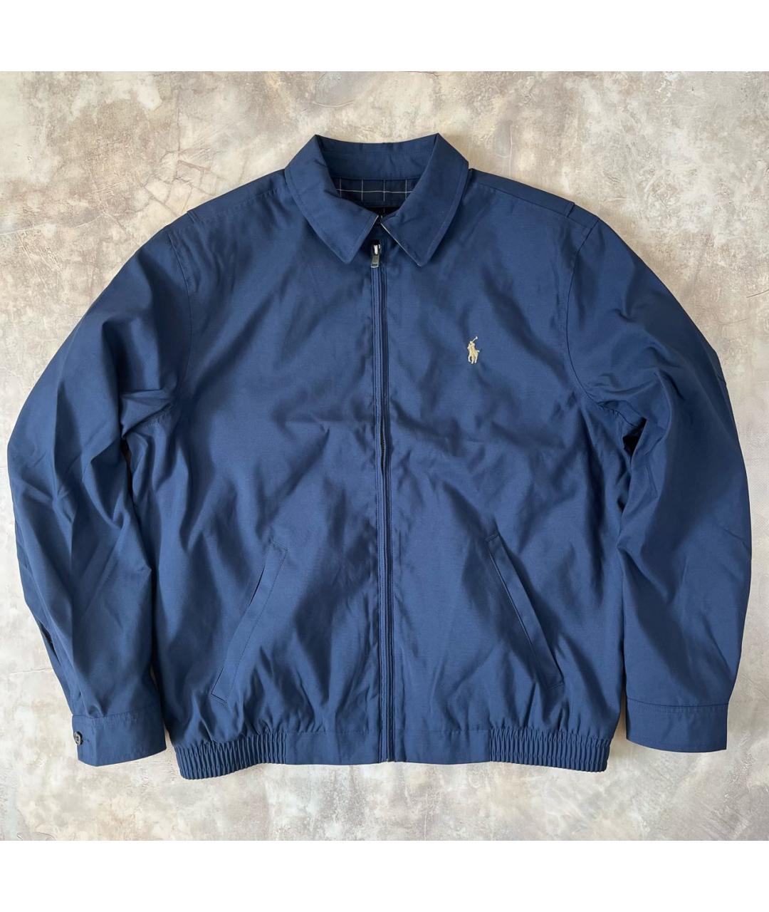POLO RALPH LAUREN Темно-синяя полиэстеровая куртка, фото 2