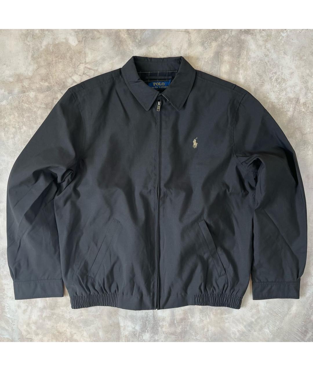 POLO RALPH LAUREN Черная полиэстеровая куртка, фото 2