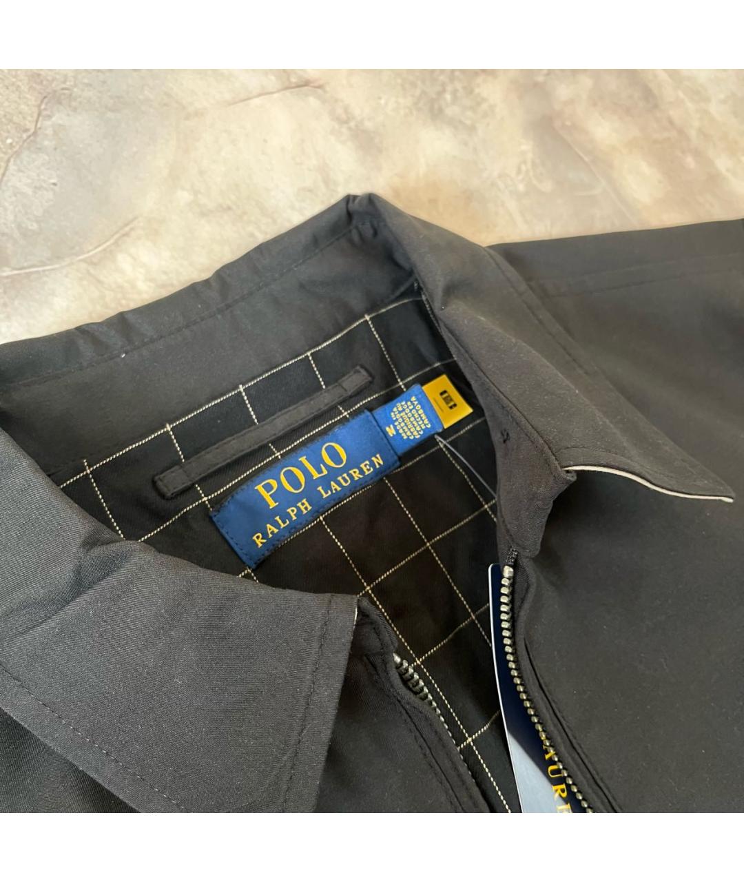POLO RALPH LAUREN Черная полиэстеровая куртка, фото 5