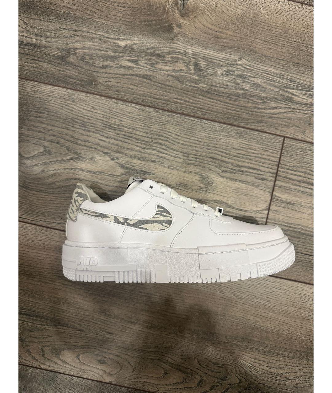 NIKE Белые кожаные кеды, фото 9