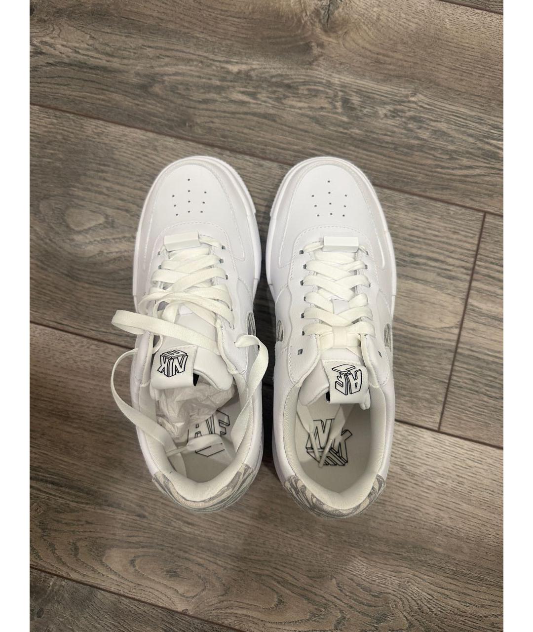 NIKE Белые кожаные кеды, фото 7