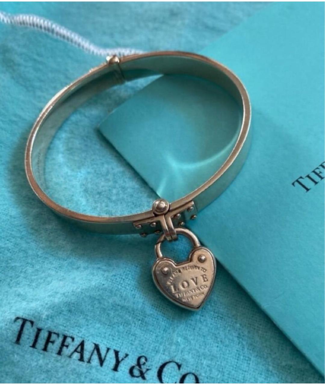 TIFFANY&CO Серебрянный серебряный браслет, фото 2