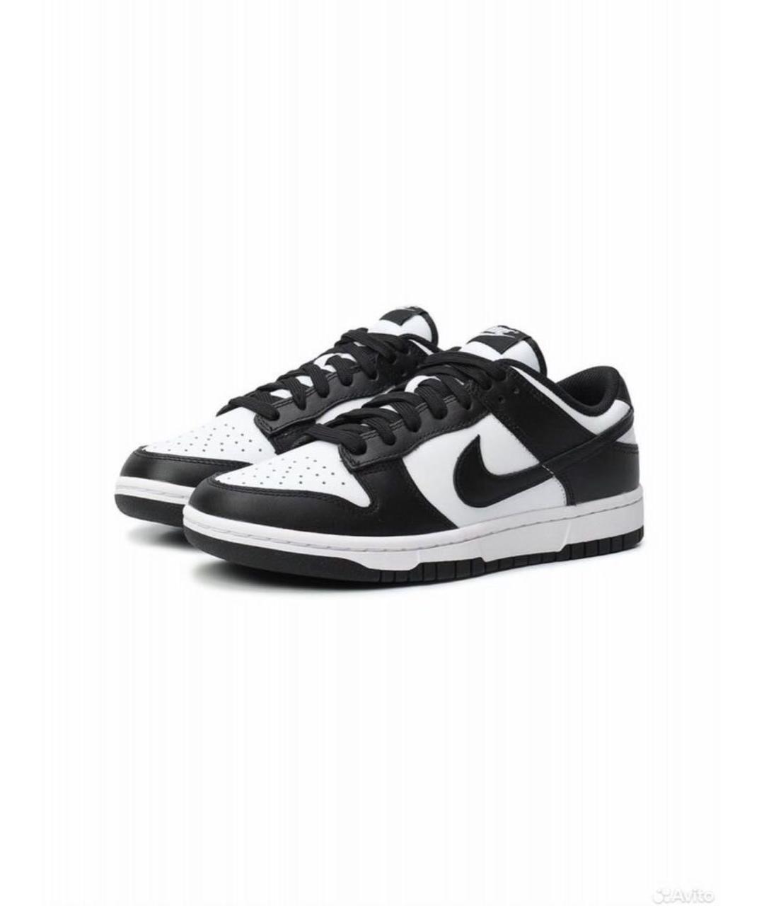 NIKE Черные кожаные кеды, фото 3