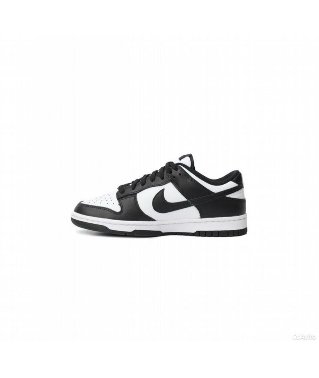 NIKE Черные кожаные кеды, фото 5