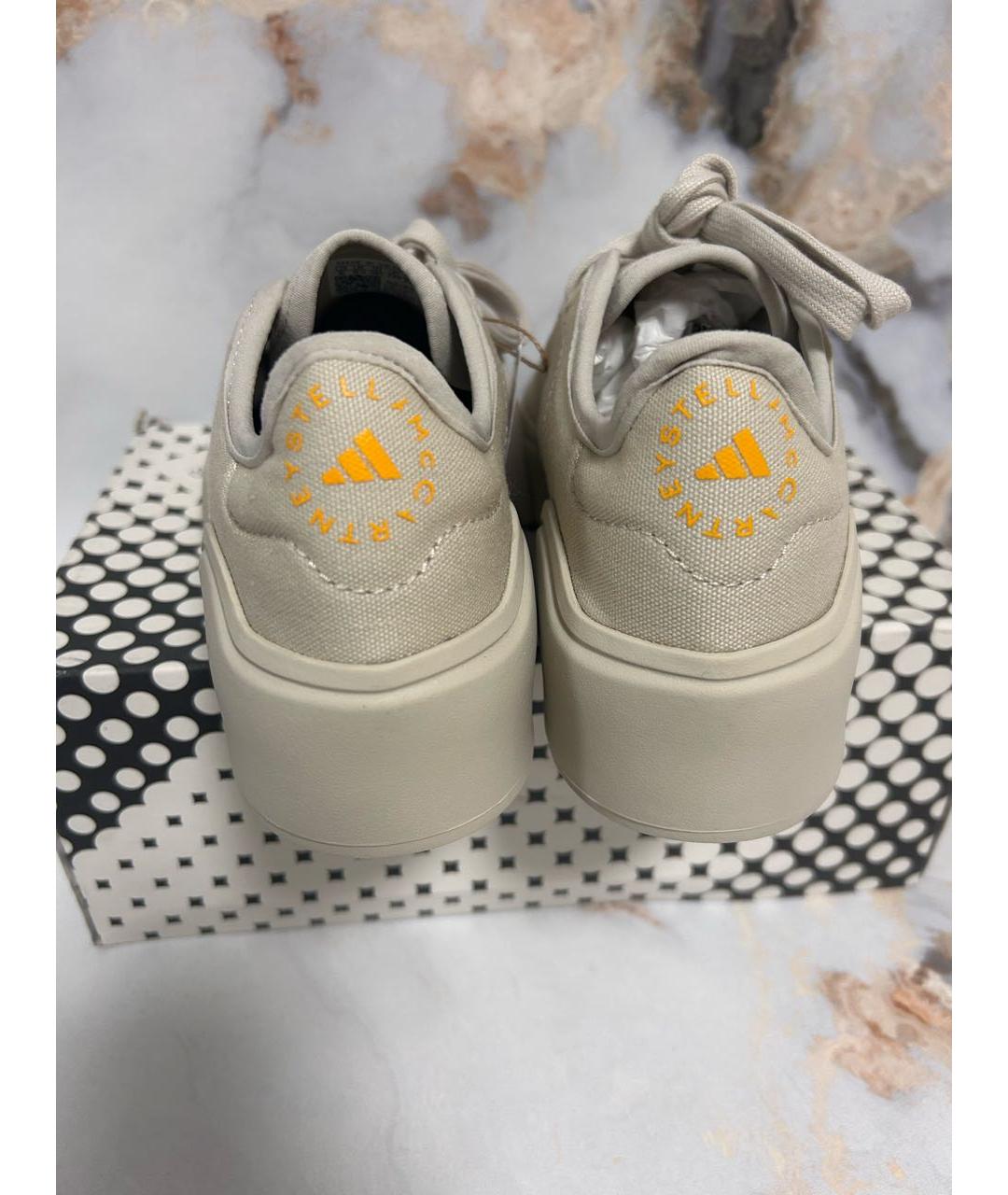 ADIDAS BY STELLA MCCARTNEY Бежевые кеды, фото 4