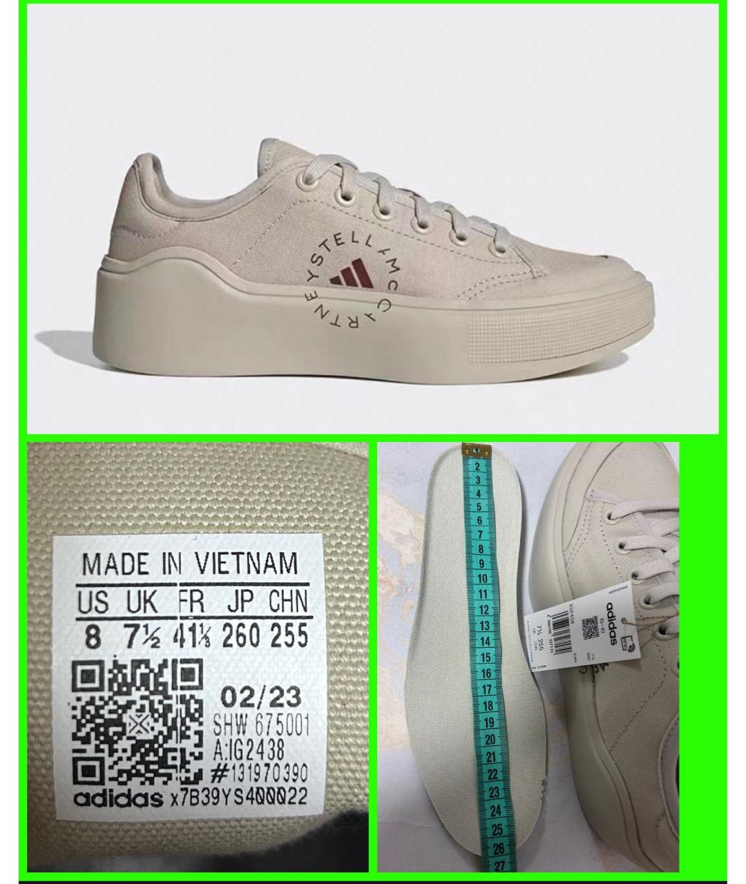 ADIDAS BY STELLA MCCARTNEY Бежевые лодочки на низком каблуке, фото 4