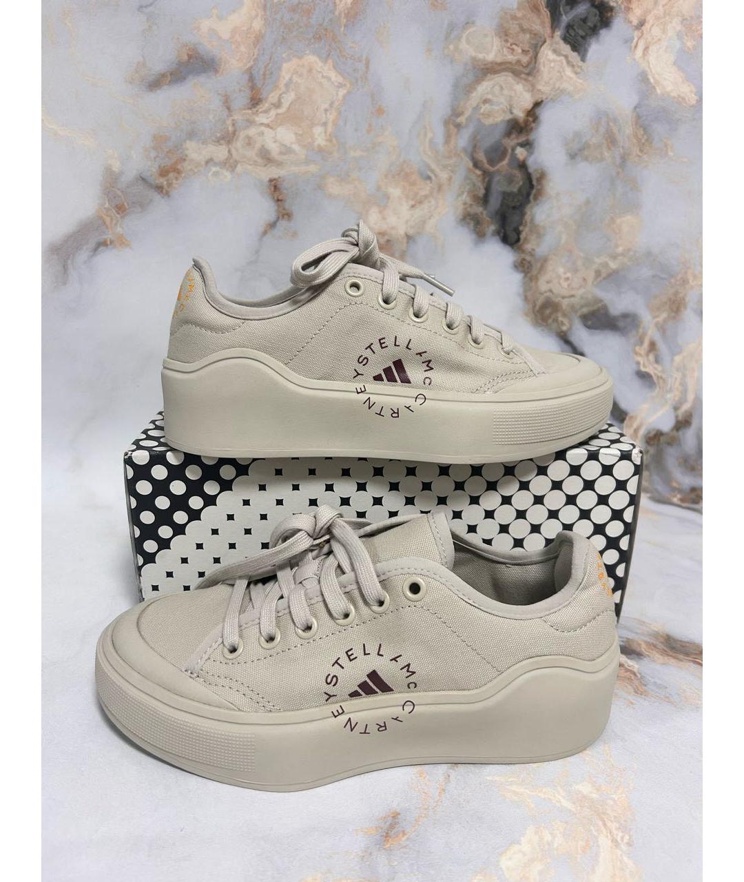 ADIDAS BY STELLA MCCARTNEY Бежевые лодочки на низком каблуке, фото 2