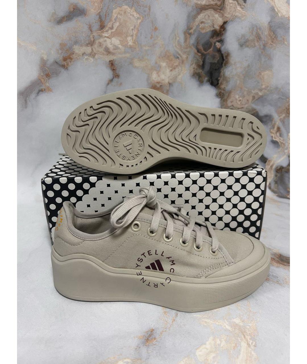 ADIDAS BY STELLA MCCARTNEY Бежевые лодочки на низком каблуке, фото 6