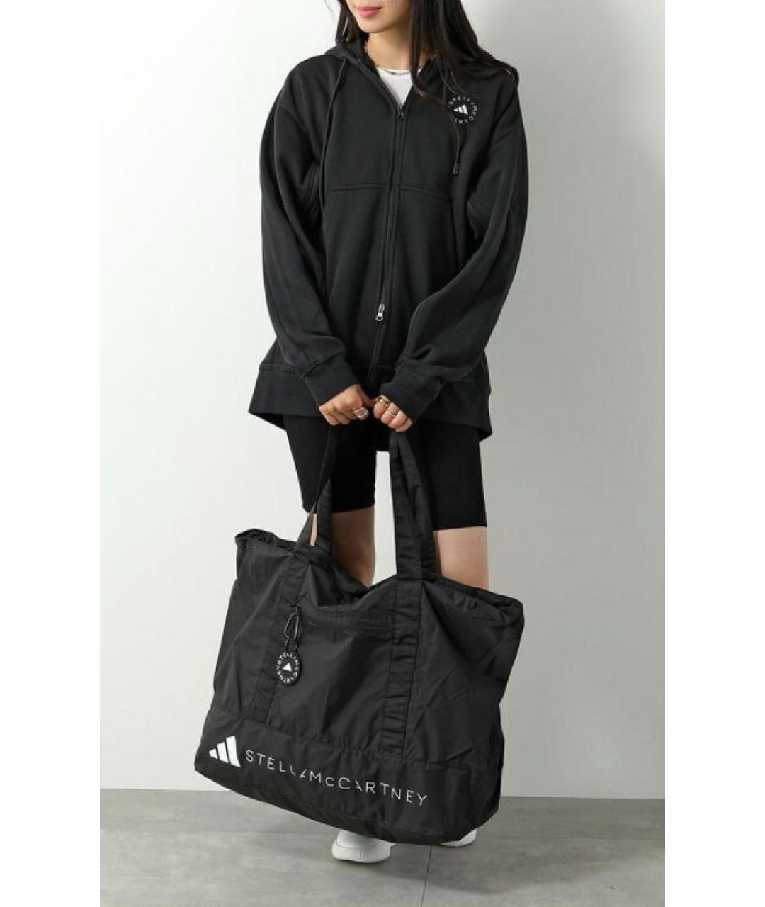 ADIDAS BY STELLA MCCARTNEY Черная сумка тоут, фото 3