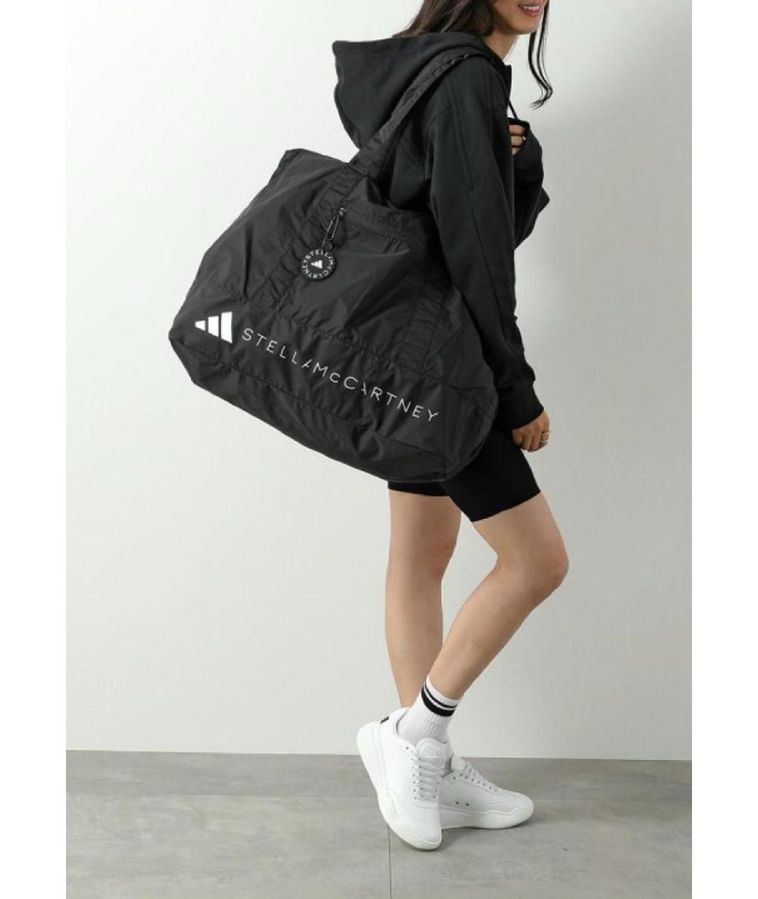 ADIDAS BY STELLA MCCARTNEY Черная сумка тоут, фото 4