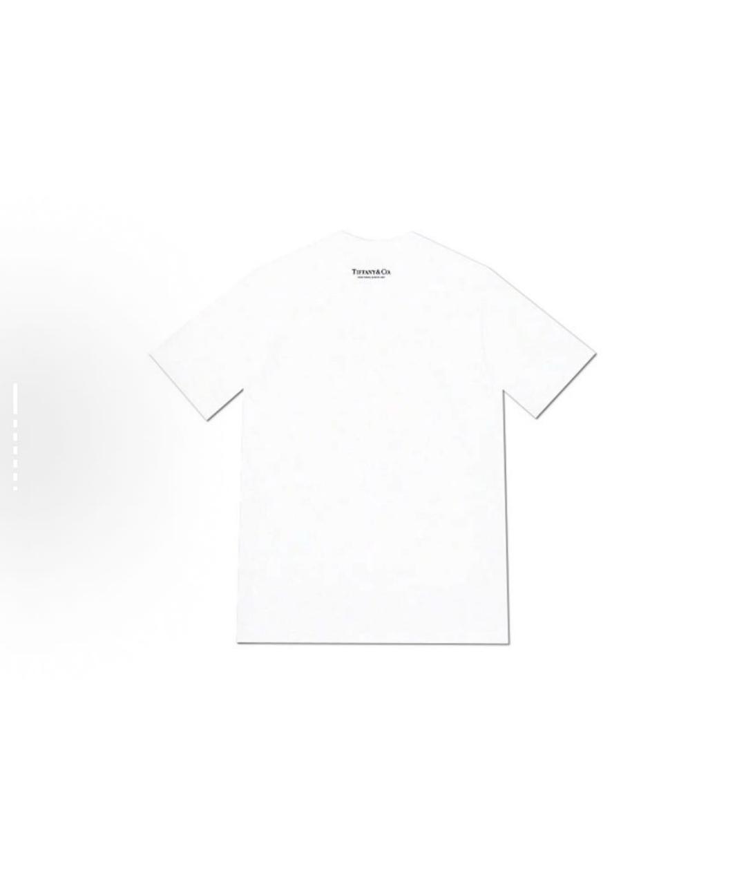 SUPREME Белая хлопковая футболка, фото 2