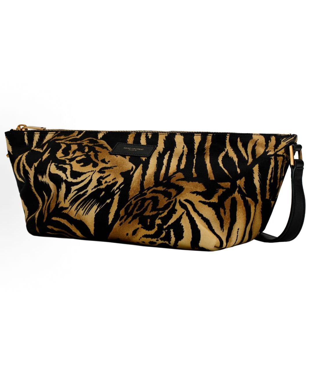 SAINT LAURENT Коричневая сумка через плечо, фото 3