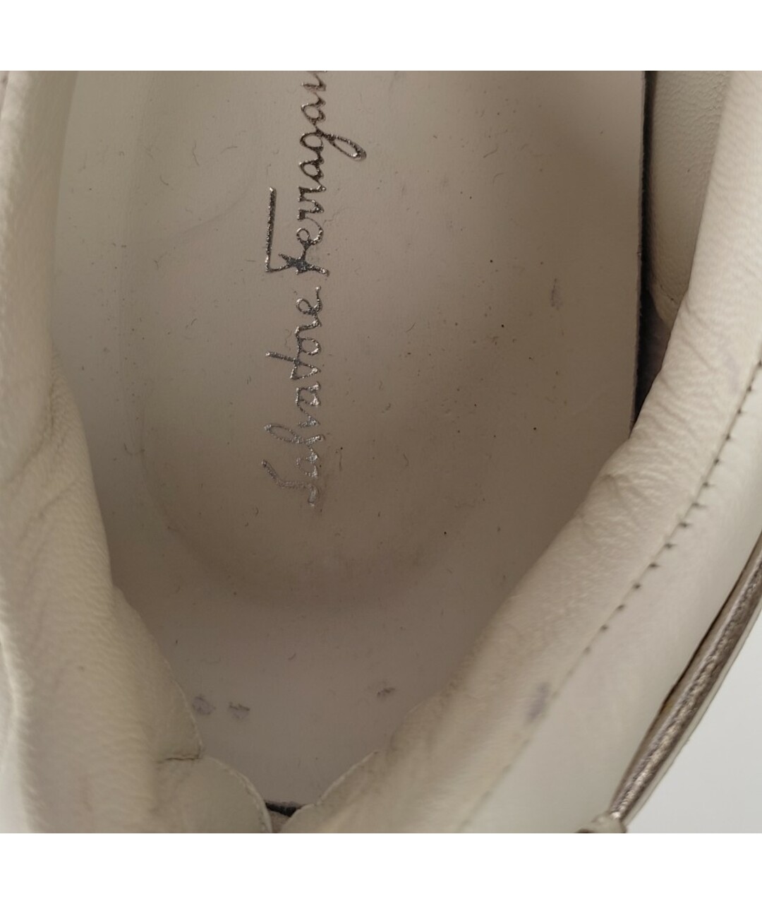 FERRAGAMO Белые кеды, фото 6