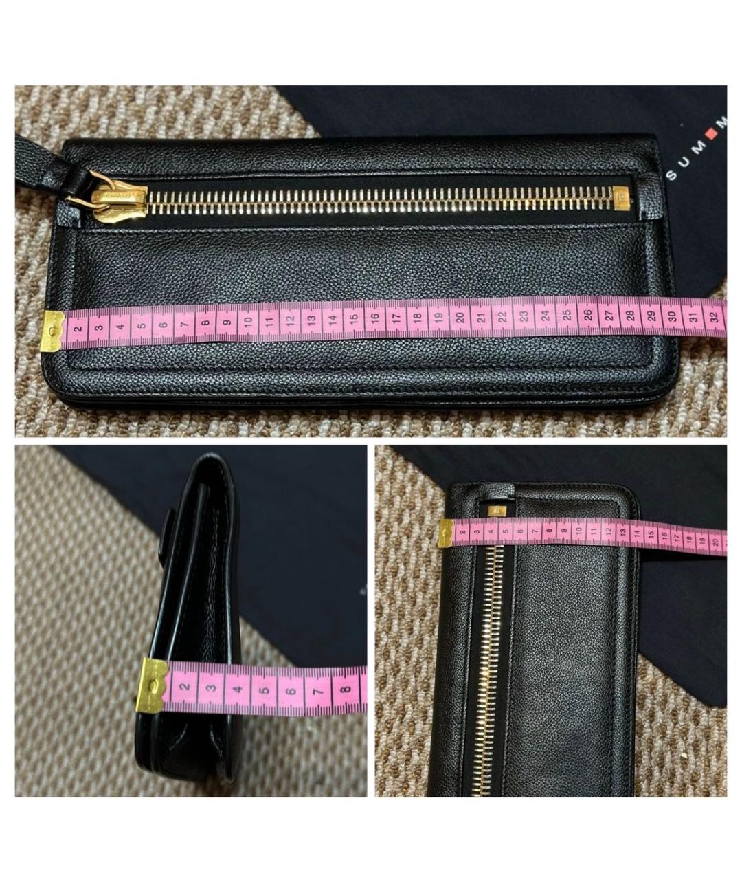 TOM FORD Черный кожаный кошелек, фото 8