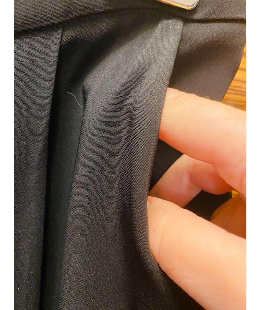 GIORGIO GRATI Черные вискозные прямые брюки, фото 5