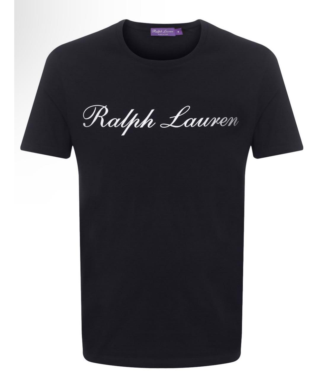 RALPH LAUREN Темно-синяя хлопковая футболка, фото 9