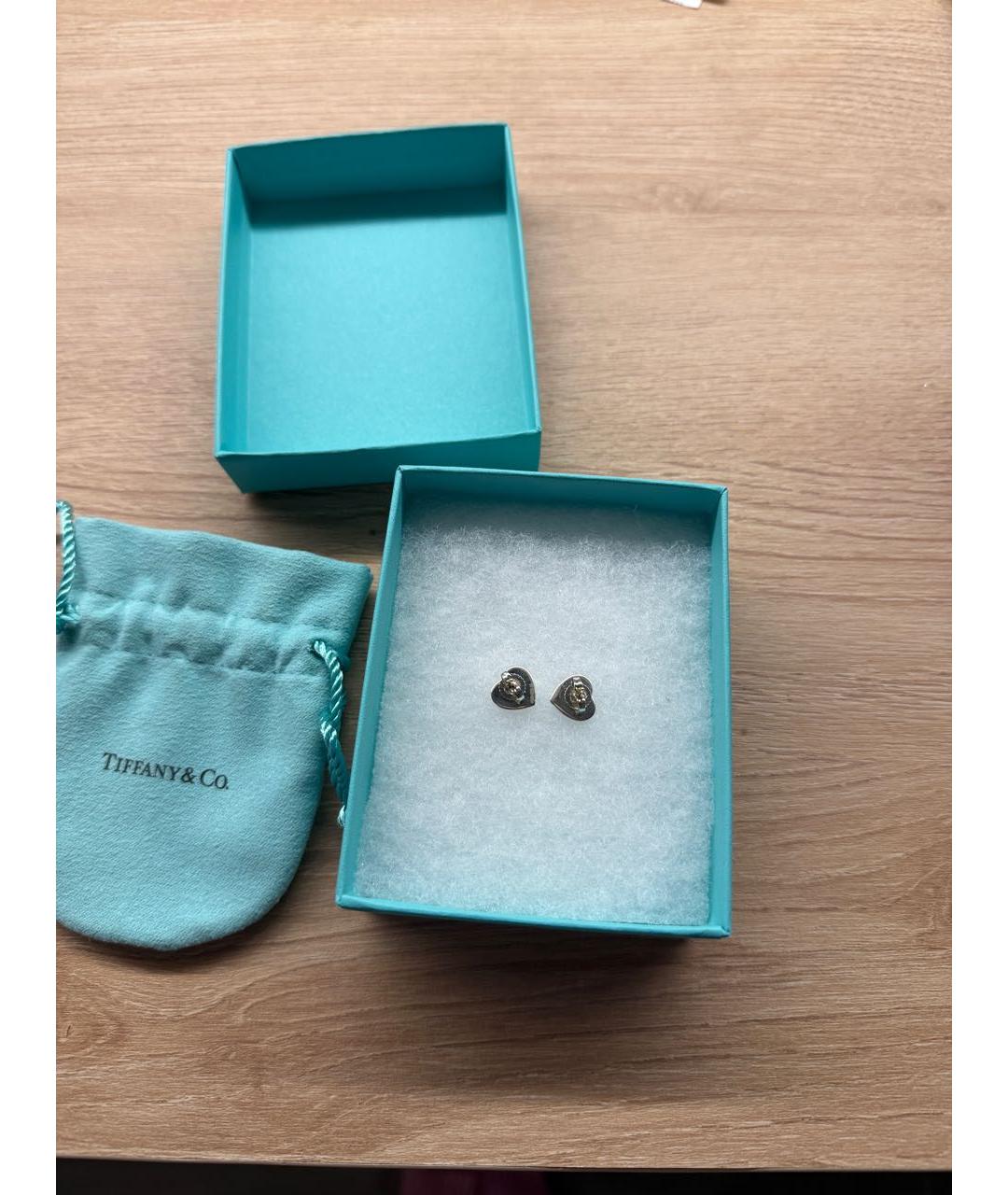 TIFFANY&CO Бирюзовые серебряные серьги, фото 5