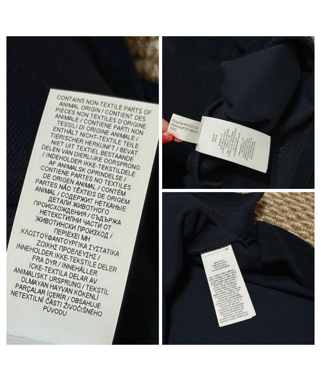 RALPH LAUREN Темно-синяя хлопковая футболка, фото 5
