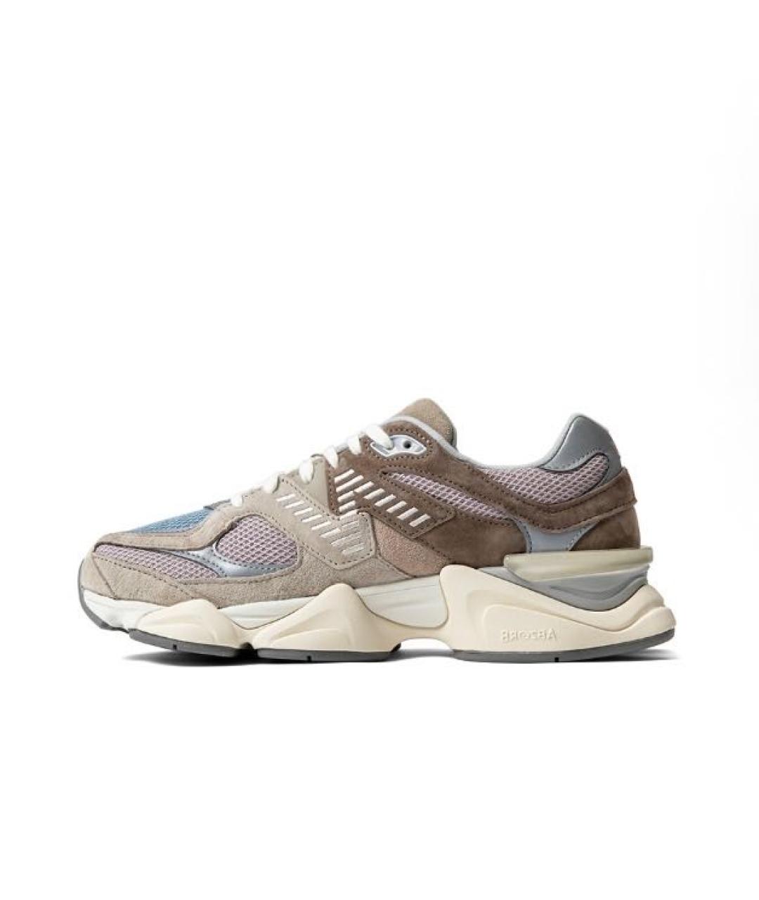 NEW BALANCE Бежевые замшевые кроссовки, фото 2