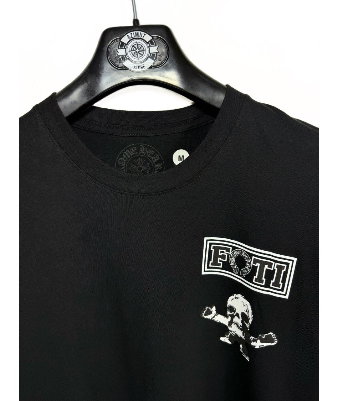 CHROME HEARTS Черная футболка, фото 5