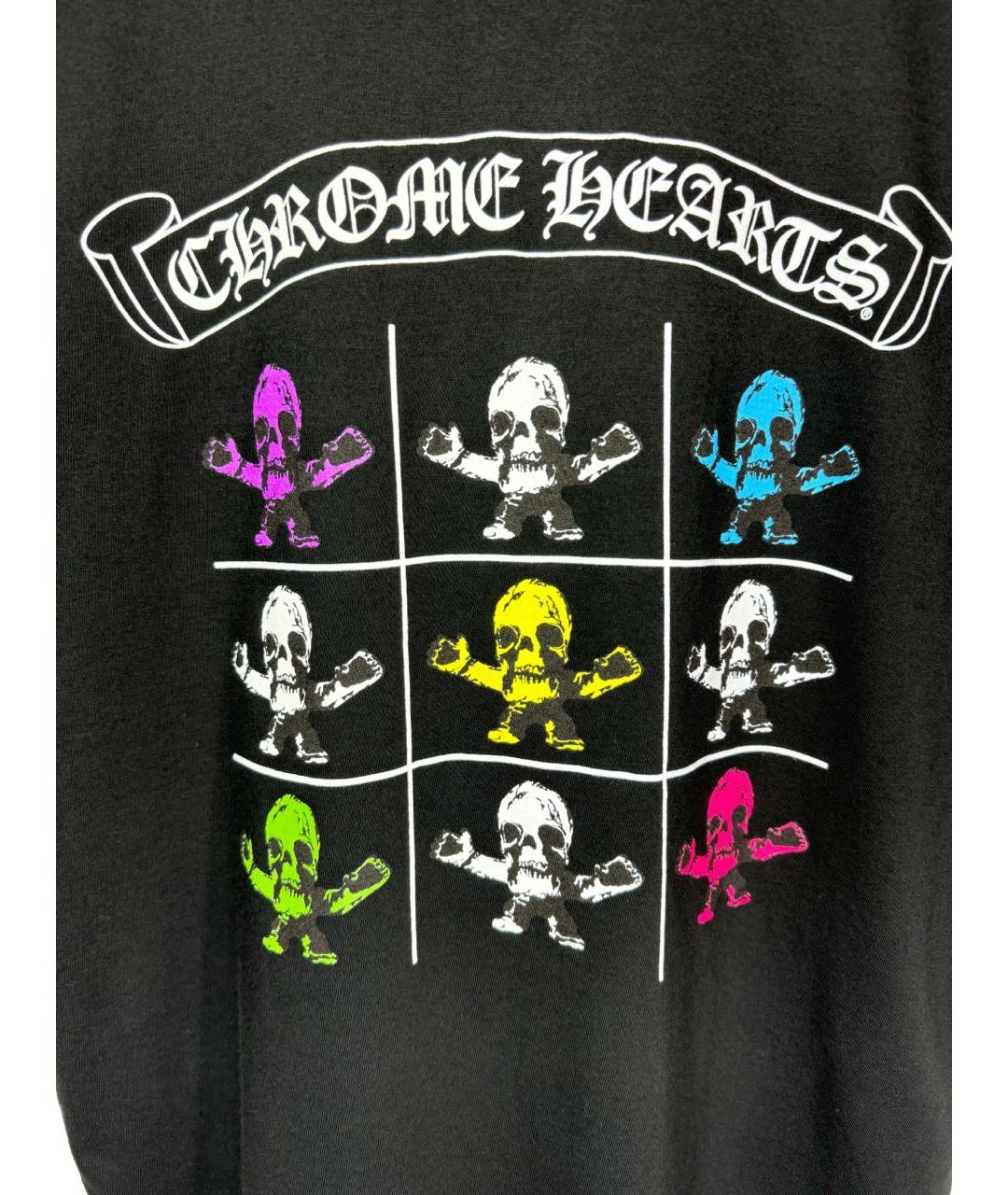 CHROME HEARTS Черная футболка, фото 3