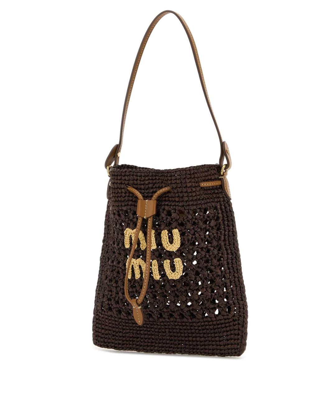 MIU MIU Коричневая сумка тоут, фото 2