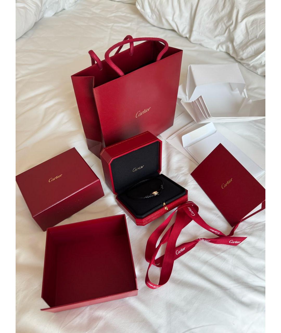 CARTIER Черный браслет из розового золота, фото 3