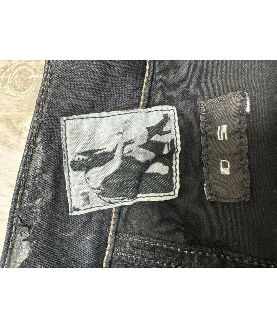 RICK OWENS DRKSHDW Черные джинсы скинни, фото 6