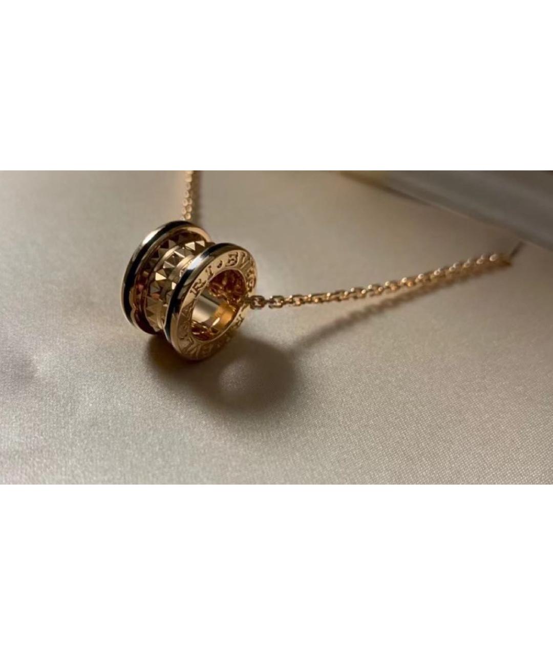 BVLGARI Золотая подвеска из розового золота, фото 2