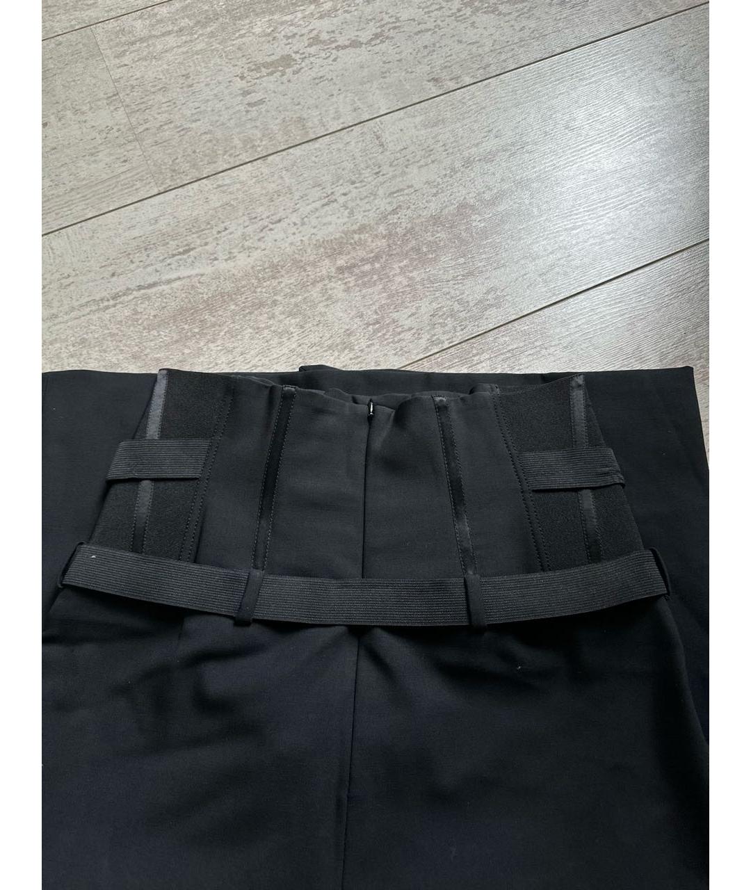 DOLCE&GABBANA Черная шерстяная юбка миди, фото 6