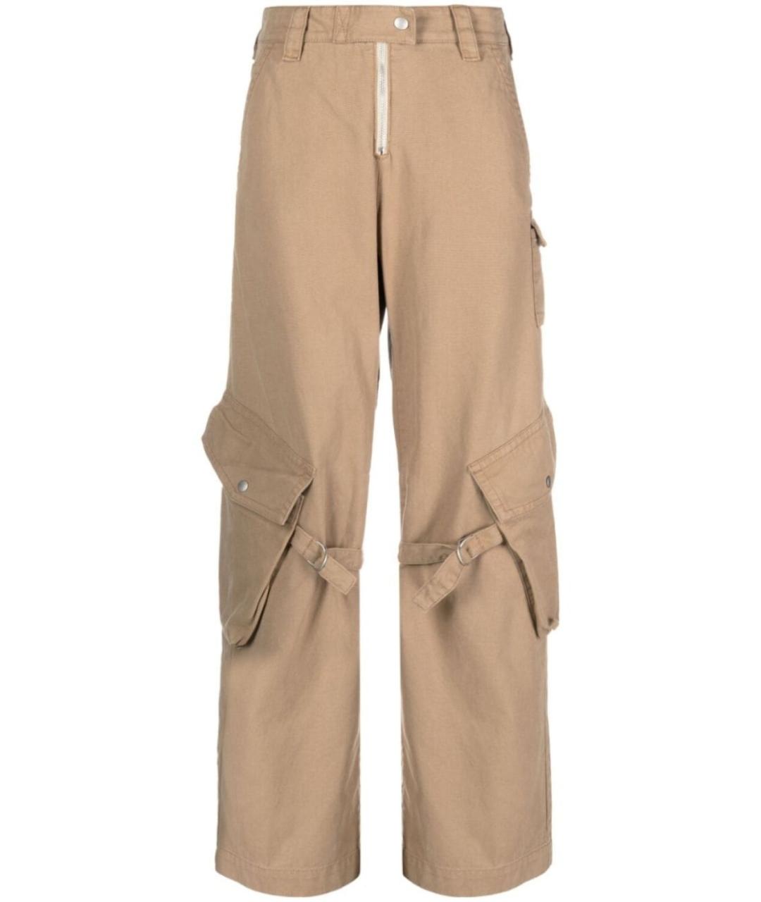 ACNE STUDIOS Бежевые брюки широкие, фото 1