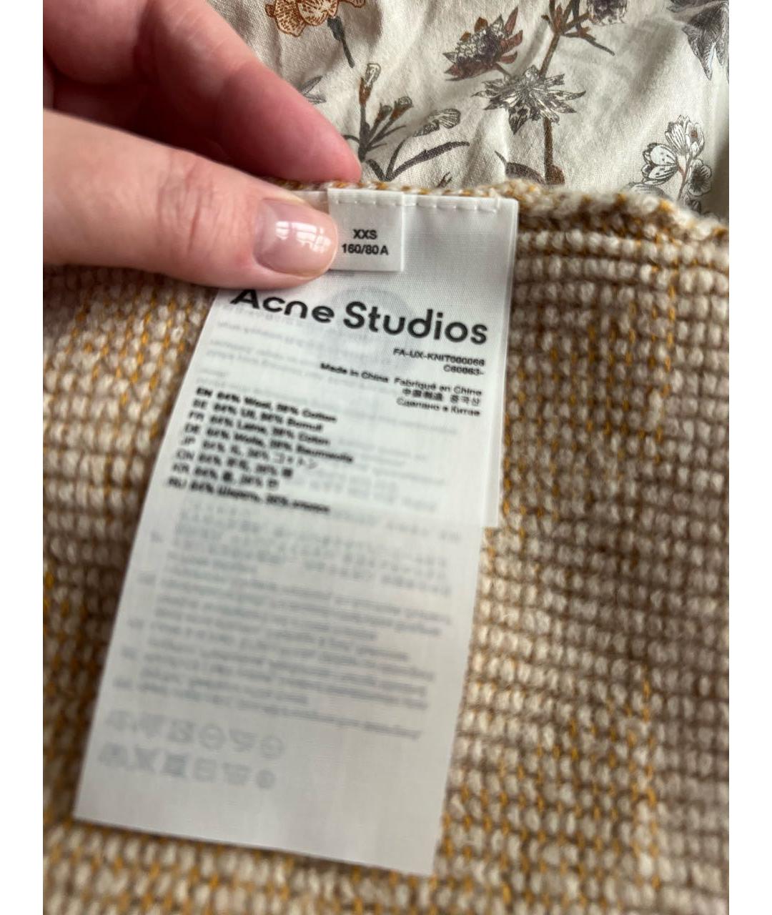 ACNE STUDIOS Горчичный джемпер / свитер, фото 5