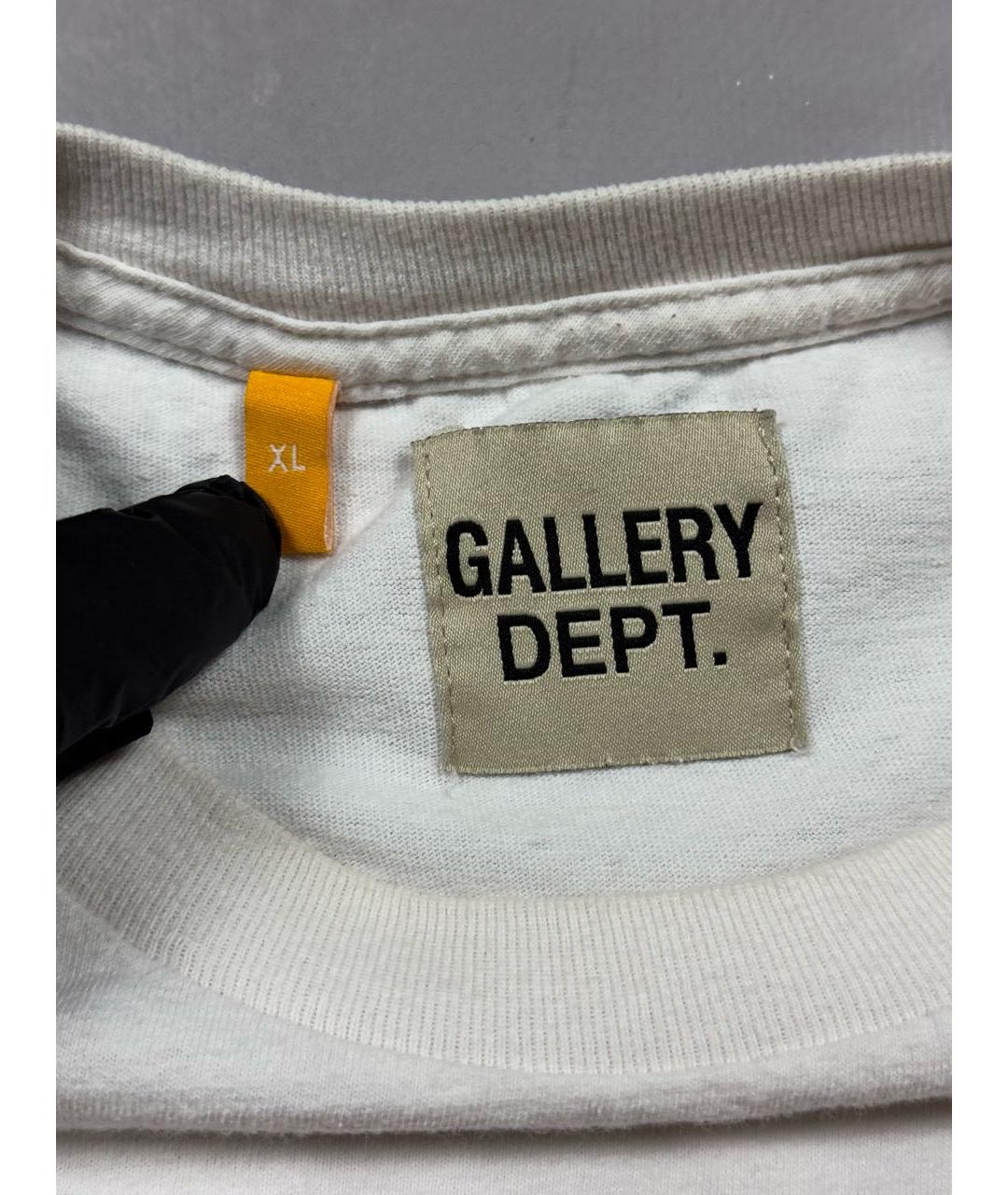 Gallery Dept Белая хлопковая футболка, фото 6