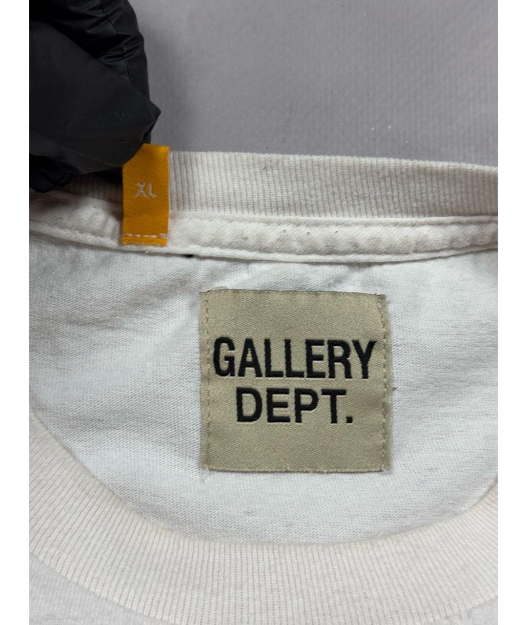 Gallery Dept Белая хлопковая футболка, фото 7