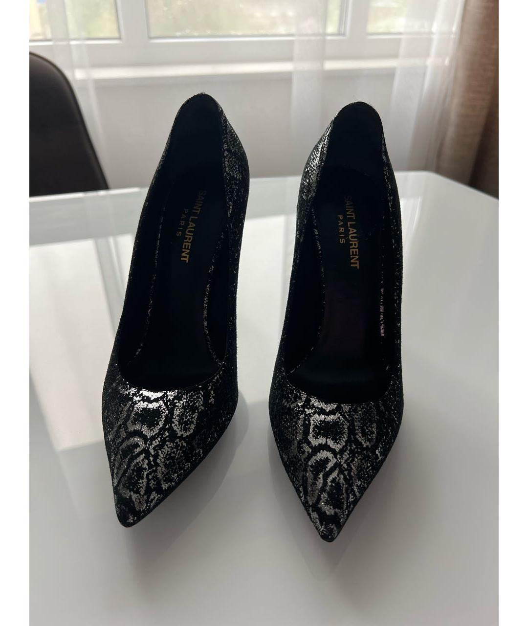 SAINT LAURENT Черные туфли, фото 3