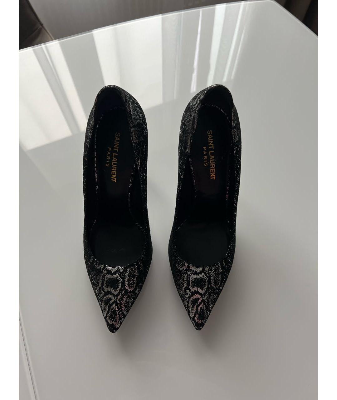 SAINT LAURENT Черные туфли, фото 4