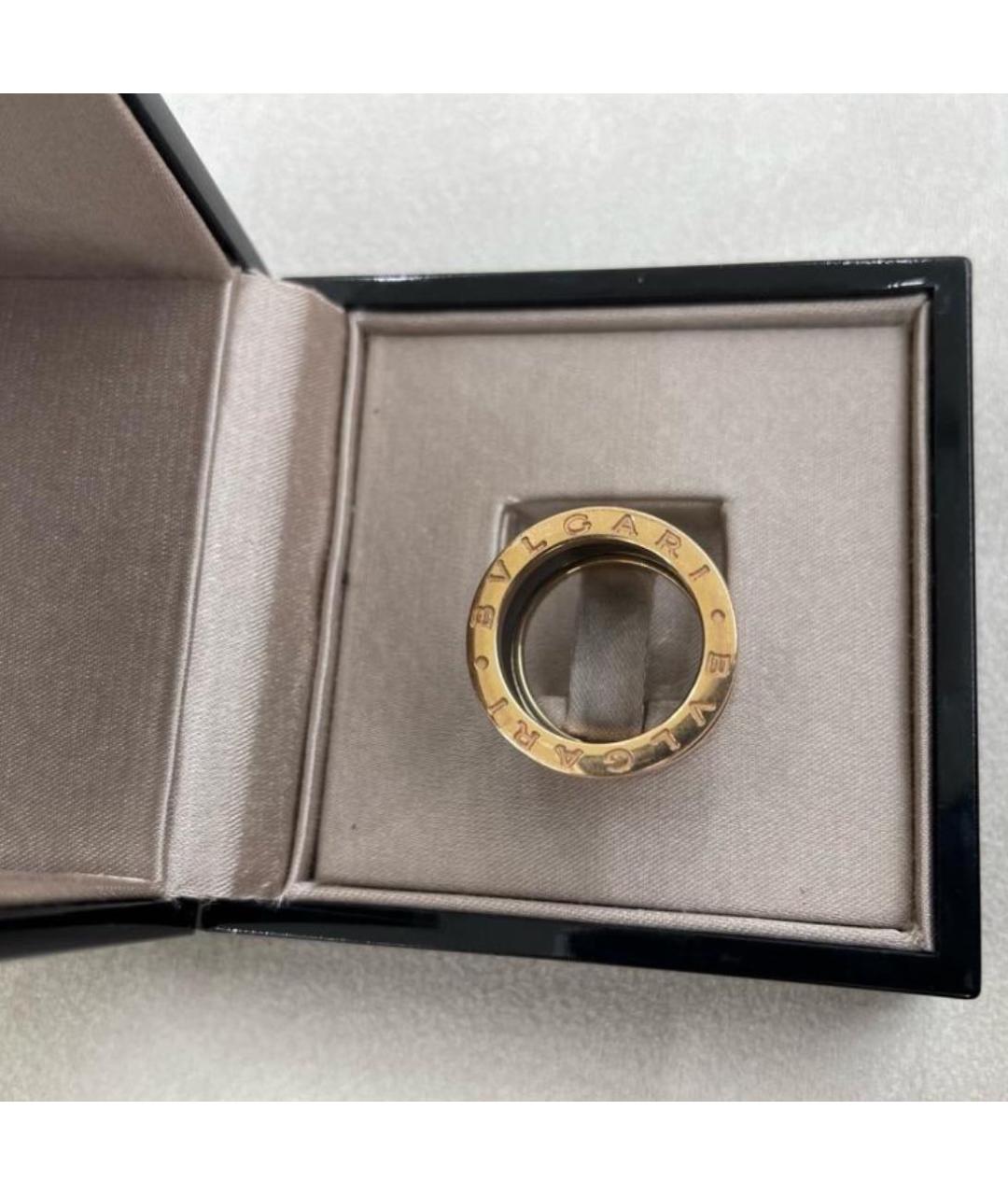 BVLGARI Черное кольцо из розового золота, фото 3