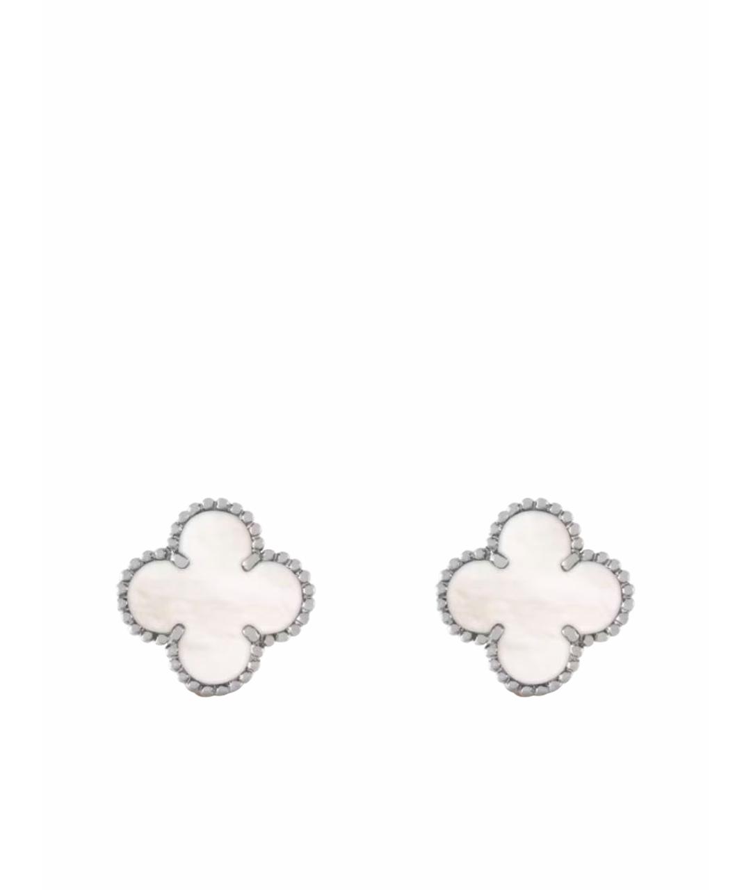 VAN CLEEF & ARPELS Белые серьги из белого золота, фото 1