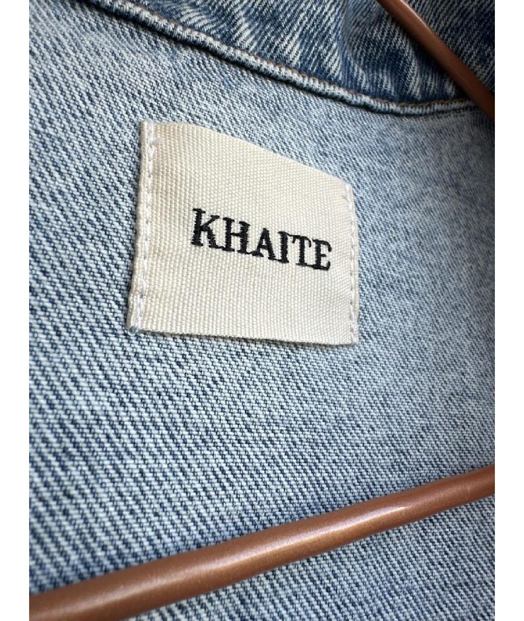 KHAITE Голубая деним куртка, фото 6
